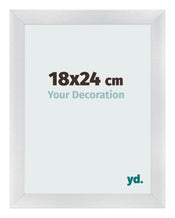 Fotokader 18x24cm Zilver Mat MDF Pisa Voorzijde Maat | Yourdecoration.be
