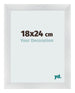 Fotokader 18x24cm Zilver Mat MDF Pisa Voorzijde Maat | Yourdecoration.be