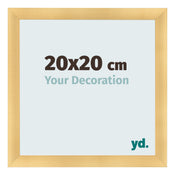 Fotokader 20x20cm Goud Mat MDF Pisa Voorzijde Maat | Yourdecoration.be