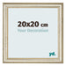 Fotokader 20x20cm Metaalglans MDF Lazio Voorzijde Maat | Yourdecoration.be