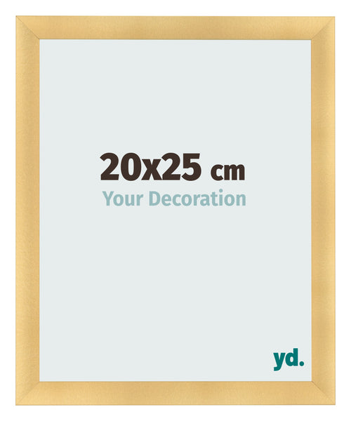Fotokader 20x25cm Goud Mat MDF Pisa Voorzijde Maat | Yourdecoration.be