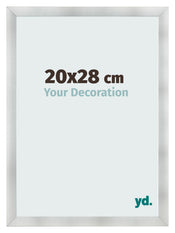 Fotokader 20x28cm Aluminium Geborsteld MDF Pisa Voorzijde Maat | Yourdecoration.be