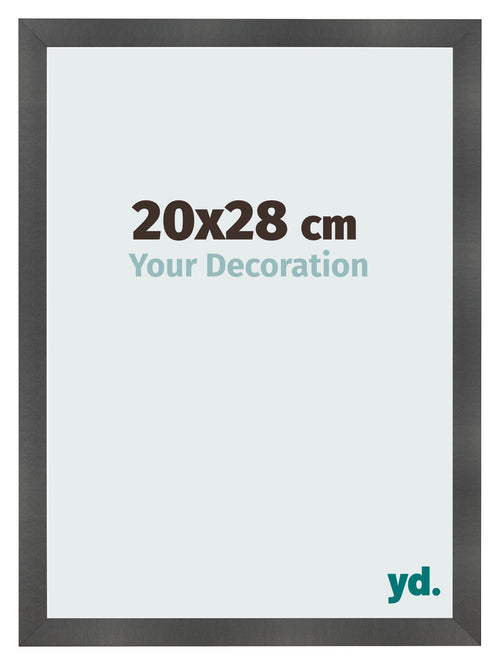 Fotokader 20x28cm Zwart Mat MDF Pisa Voorzijde Maat | Yourdecoration.be