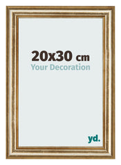 Fotokader 20x30cm Goud Antiek MDF Lazio Voorzijde Maat | Yourdecoration.be