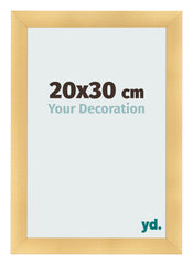 Fotokader 20x30cm Goud Mat MDF Pisa Voorzijde Maat | Yourdecoration.be