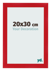 Fotokader 20x30cm Rood MDF Pisa Voorzijde Maat | Yourdecoration.be