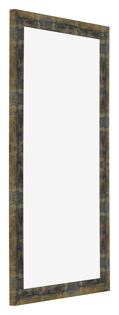 Fotokader 20x40cm Blauw Goud Gemeleerd MDF Pisa Voorzijde Schuin | Yourdecoration.be