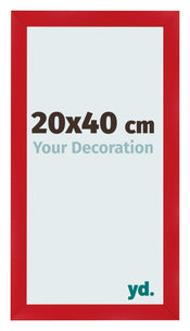Fotokader 20x40cm Rood MDF Pisa Voorzijde Maat | Yourdecoration.be