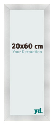 Fotokader 20x60cm Aluminium Geborsteld MDF Pisa Voorzijde Maat | Yourdecoration.be