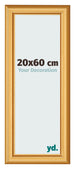 Fotokader 20x60cm Goud Mat MDF Lazio Voorzijde Maat | Yourdecoration.be