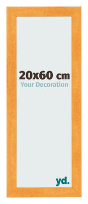 Fotokader 20x60cm Oranje MDF Pisa Voorzijde Maat | Yourdecoration.be