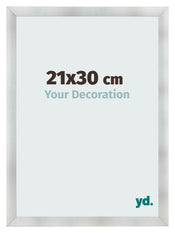 Fotokader 21x30cm Aluminium Geborsteld MDF Pisa Voorzijde Maat | Yourdecoration.be