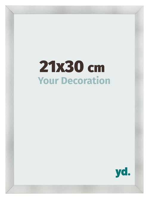 Fotokader 21x30cm Aluminium Geborsteld MDF Pisa Voorzijde Maat | Yourdecoration.be