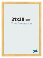Fotokader 21x30cm Goud Mat MDF Pisa Voorzijde Maat | Yourdecoration.be