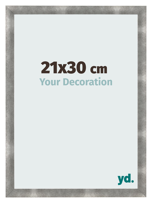 Fotokader 21x30cm Metaal Vintage MDF Pisa Voorzijde Maat | Yourdecoration.be