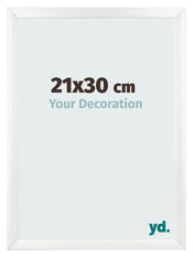 Fotokader 21x30cm Wit Mat MDF Pisa Voorzijde Maat | Yourdecoration.be