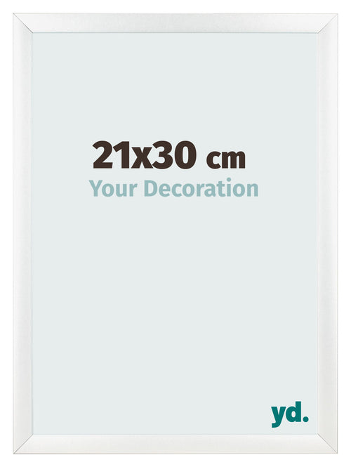 Fotokader 21x30cm Wit Mat MDF Pisa Voorzijde Maat | Yourdecoration.be