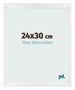 Fotokader 24x30cm Wit Hoogglans MDF Pisa Voorzijde Maat | Yourdecoration.be