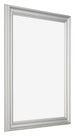 Fotokader 24x30cm Zilver Mat MDF Lazio Voorzijde Schuin | Yourdecoration.be