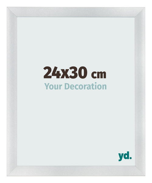 Fotokader 24x30cm Zilver Mat MDF Pisa Voorzijde Maat | Yourdecoration.be