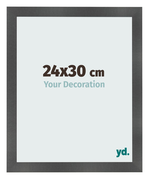 Fotokader 24x30cm Zwart Mat MDF Pisa Voorzijde Maat | Yourdecoration.be