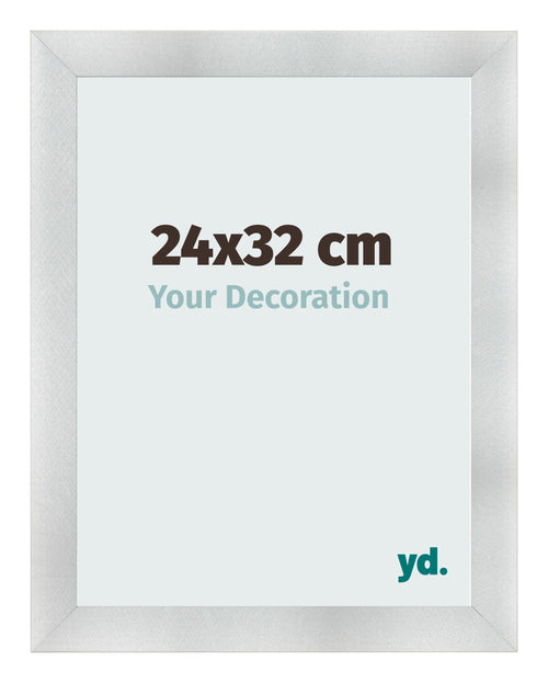 Fotokader 24x32cm Aluminium Geborsteld MDF Pisa Voorzijde Maat | Yourdecoration.be