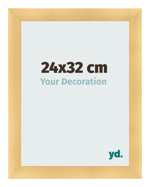 Fotokader 24x32cm Goud Mat MDF Pisa Voorzijde Maat | Yourdecoration.be
