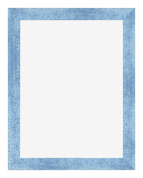 Fotokader 24x32cm Helder Blauw Geveegd MDF Pisa Voorzijde | Yourdecoration.be