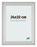 Fotokader 24x32cm Zilver Mat MDF Lazio Voorzijde Maat | Yourdecoration.be