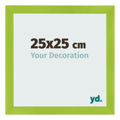 Fotokader 25x25cm Groen MDF Pisa Voorzijde Maat | Yourdecoration.be