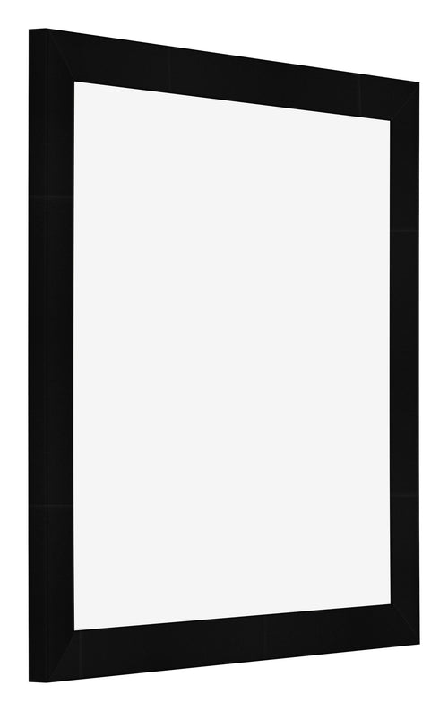 Fotokader 25x25cm Zwart Hoogglans MDF Pisa Voorzijde Schuin | Yourdecoration.be