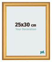 Fotokader 25x30cm Goud Mat MDF Lazio Voorzijde Maat | Yourdecoration.be