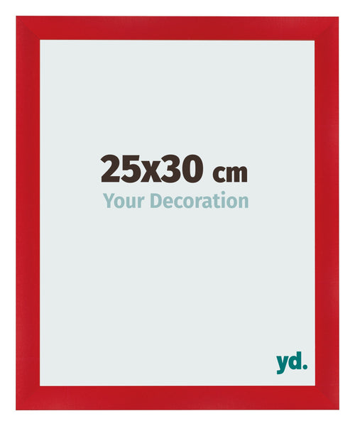 Fotokader 25x30cm Rood MDF Pisa Voorzijde Maat | Yourdecoration.be