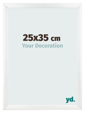 Fotokader 25x35cm Wit Mat MDF Pisa Voorzijde Maat | Yourdecoration.be