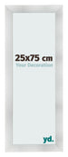 Fotokader 25x75cm Aluminium Geborsteld MDF Pisa Voorzijde Maat | Yourdecoration.be
