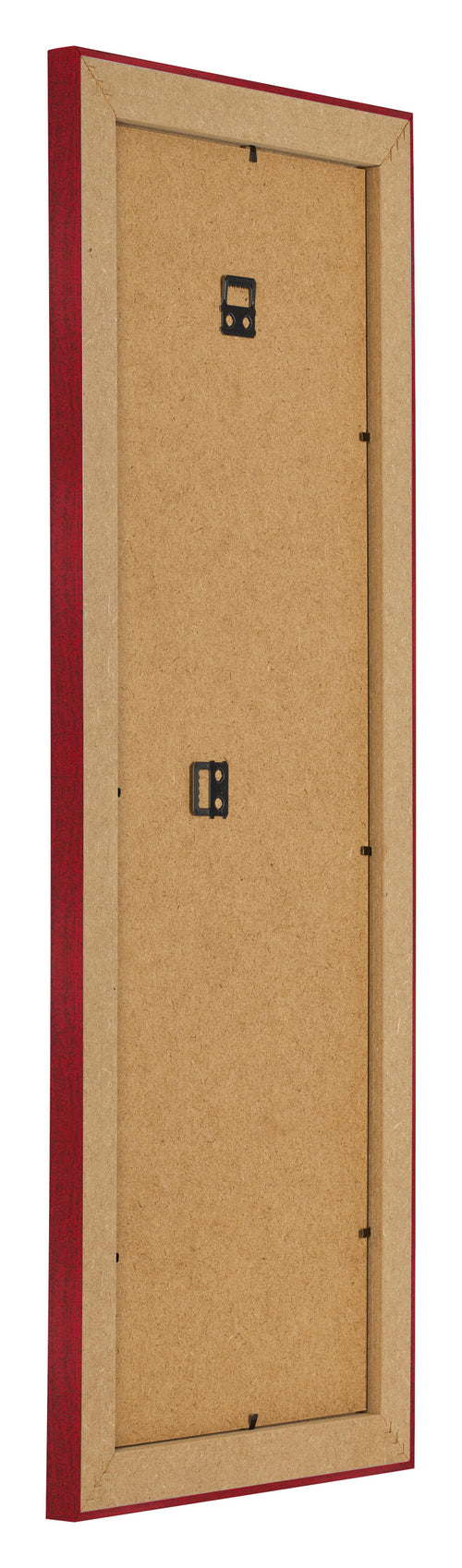 Fotokader 25x75cm Wijnrood Geveegd MDF Pisa Achterzijde Schuin | Yourdecoration.be