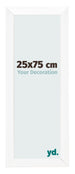 Fotokader 25x75cm Wit Mat MDF Pisa Voorzijde Maat | Yourdecoration.be