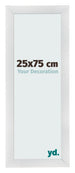 Fotokader 25x75cm Zilver Mat MDF Pisa Voorzijde Maat | Yourdecoration.be