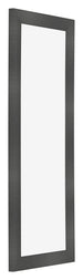 Fotokader 25x75cm Zwart Mat MDF Pisa Voorzijde Schuin | Yourdecoration.be