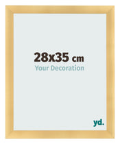 Fotokader 28x35cm Goud Mat MDF Pisa Voorzijde Maat | Yourdecoration.be