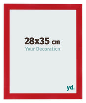 Fotokader 28x35cm Rood MDF Pisa Voorzijde Maat | Yourdecoration.be