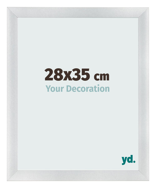 Fotokader 28x35cm Zilver Mat MDF Pisa Voorzijde Maat | Yourdecoration.be
