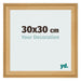 Fotokader 30x30cm Dennen Houtnerf MDF Lazio Voorzijde Maat | Yourdecoration.be