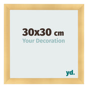 Fotokader 30x30cm Goud Mat MDF Pisa Voorzijde Maat | Yourdecoration.be