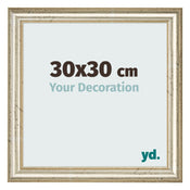 Fotokader 30x30cm Metaalglans MDF Lazio Voorzijde Maat | Yourdecoration.be