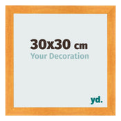 Fotokader 30x30cm Oranje MDF Pisa Voorzijde Maat | Yourdecoration.be
