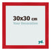 Fotokader 30x30cm Rood MDF Pisa Voorzijde Maat | Yourdecoration.be