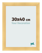 Fotokader 30x40cm Goud Mat MDF Pisa Voorzijde Maat | Yourdecoration.be