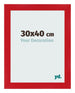 Fotokader 30x40cm Rood MDF Pisa Voorzijde Maat | Yourdecoration.be