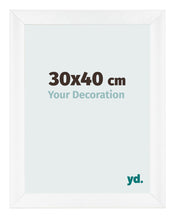 Fotokader 30x40cm Wit Mat MDF Pisa Voorzijde Maat | Yourdecoration.be